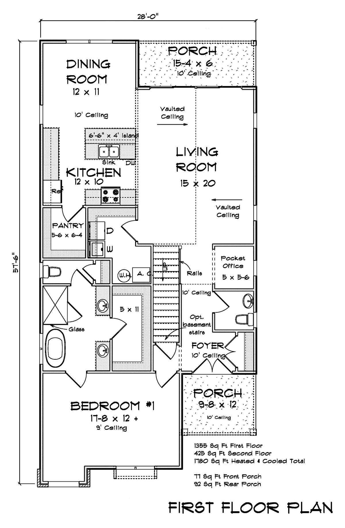 House Plan 82814 Level One