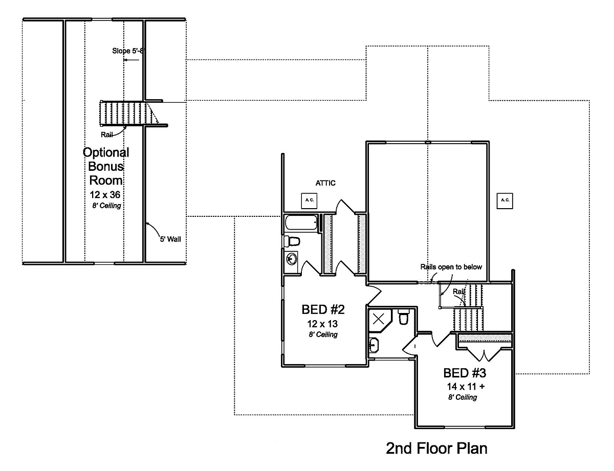 House Plan 82816 Level Two