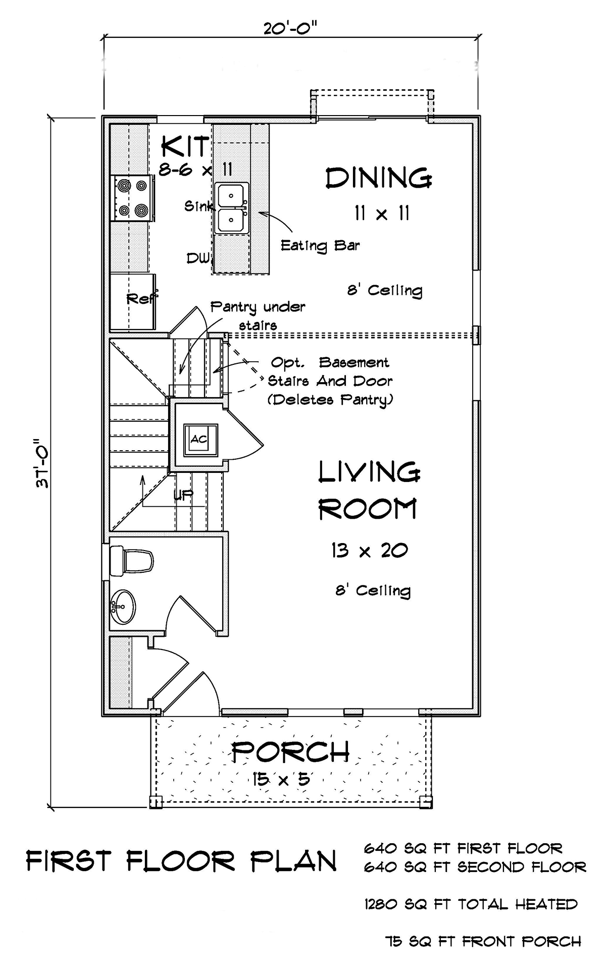 House Plan 82817 Level One