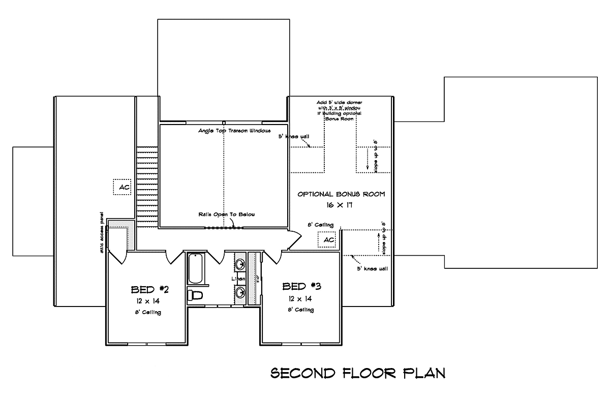 House Plan 82819 Level Two
