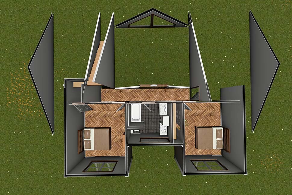 Country, Farmhouse Plan with 2693 Sq. Ft., 4 Bedrooms, 4 Bathrooms, 3 Car Garage Picture 10