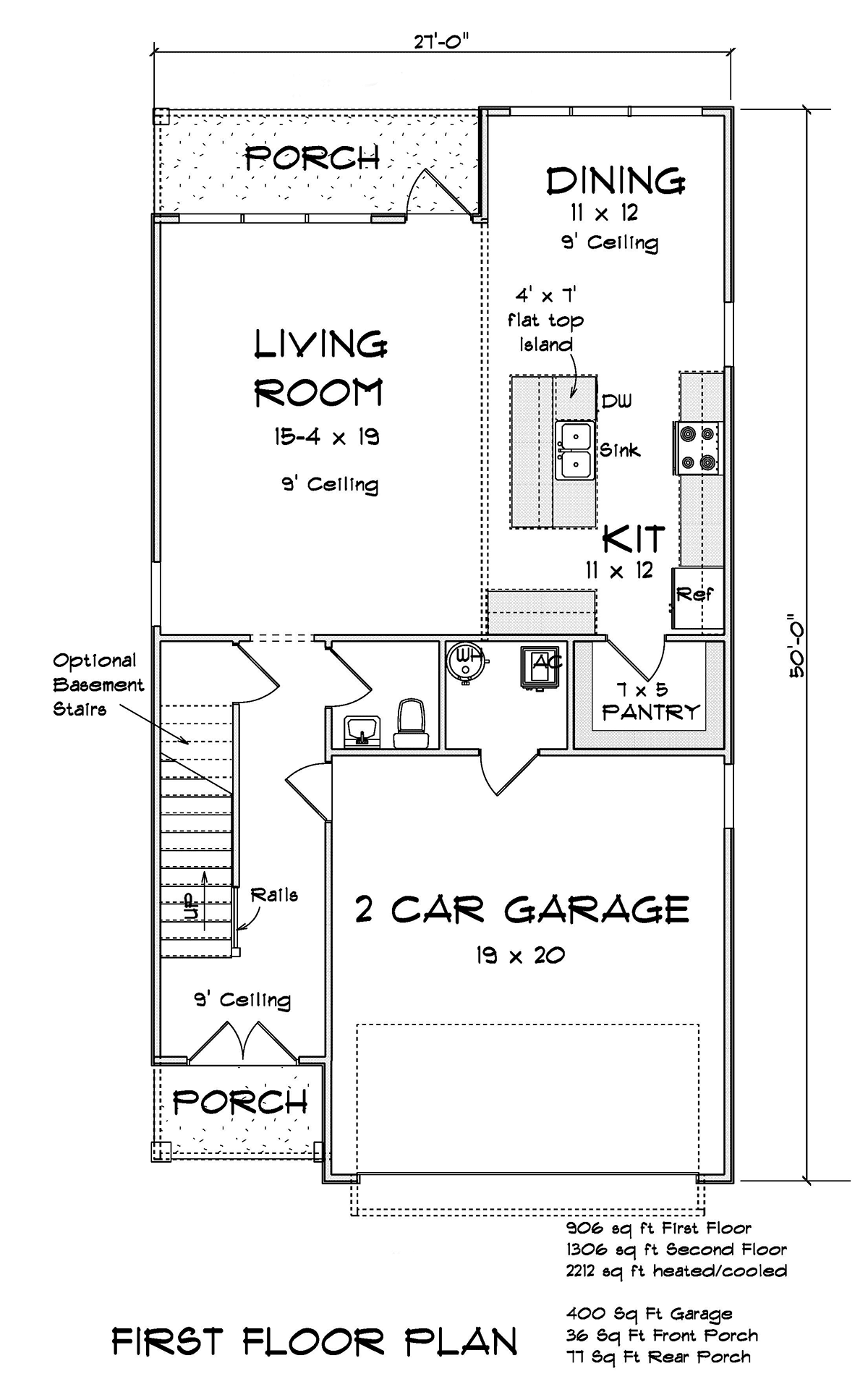 House Plan 82822 Level One