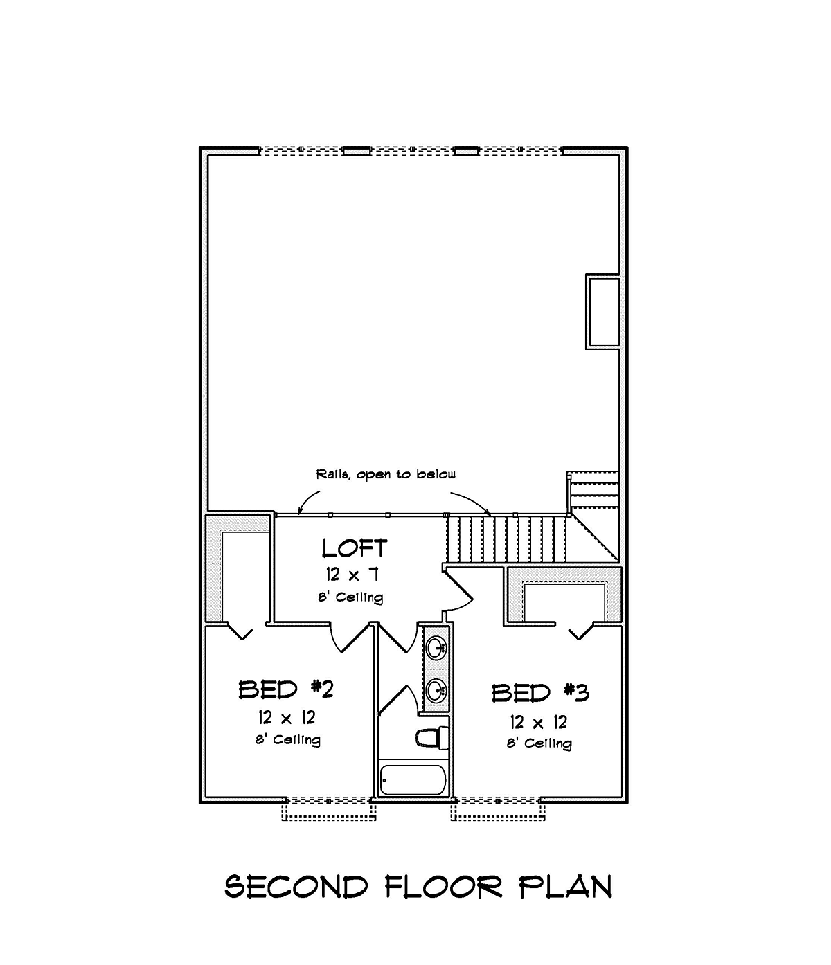 House Plan 82854 Level Two