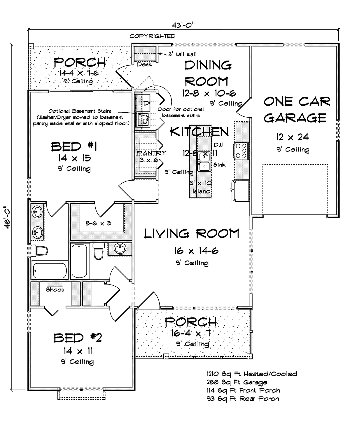 House Plan 82860 Level One