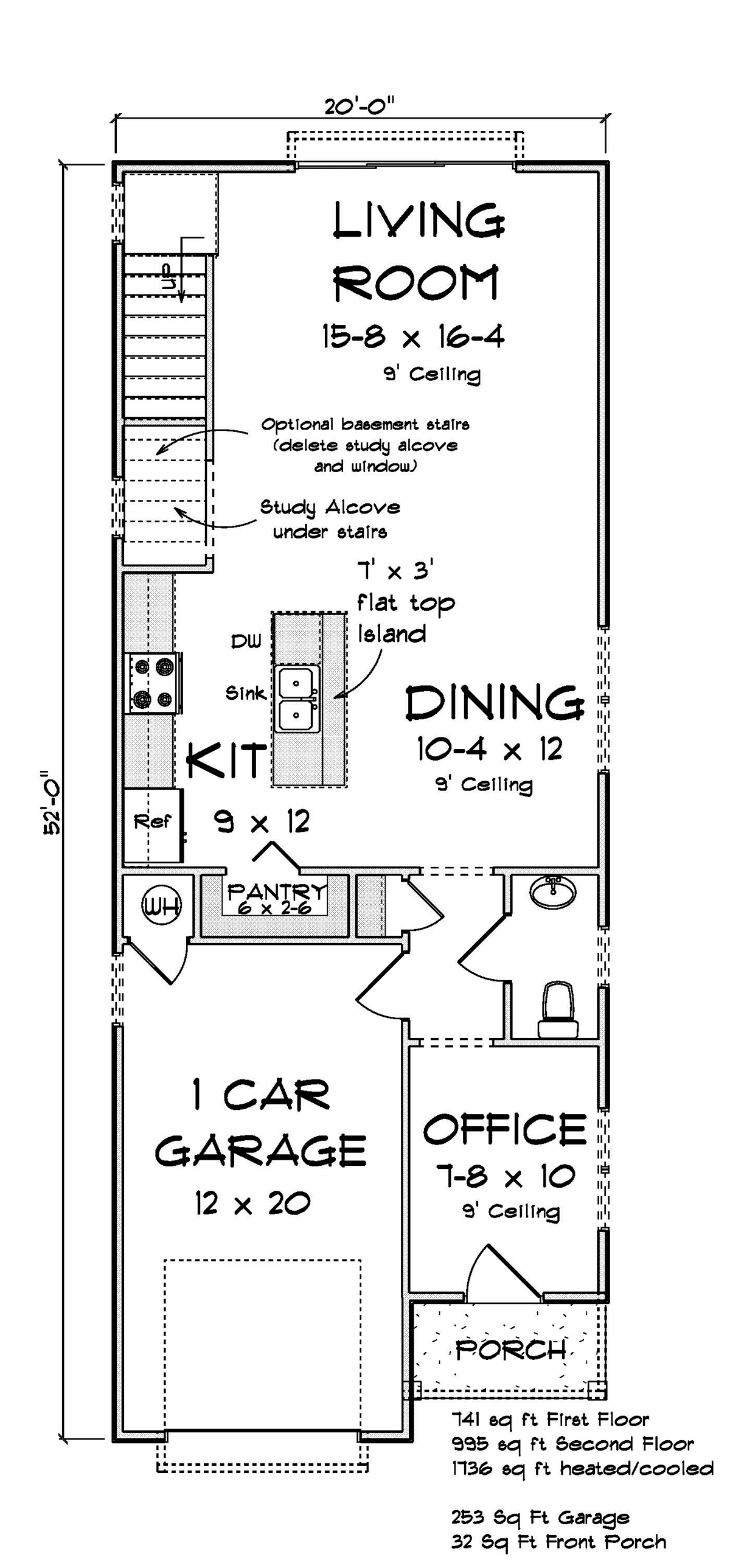 House Plan 82861 Level One