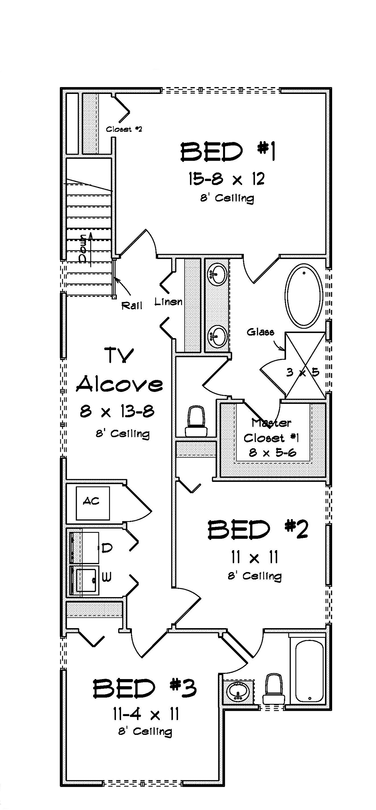 House Plan 82861 Level Two