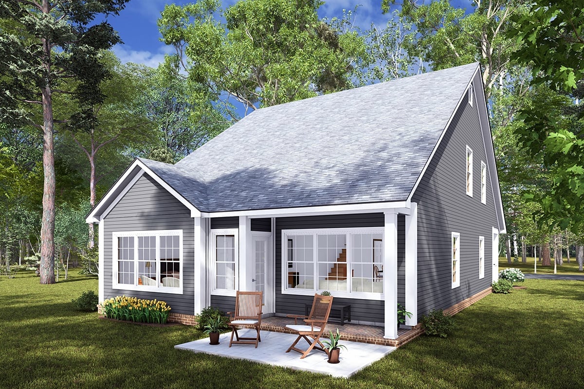 House Plan 82862 Rear Elevation