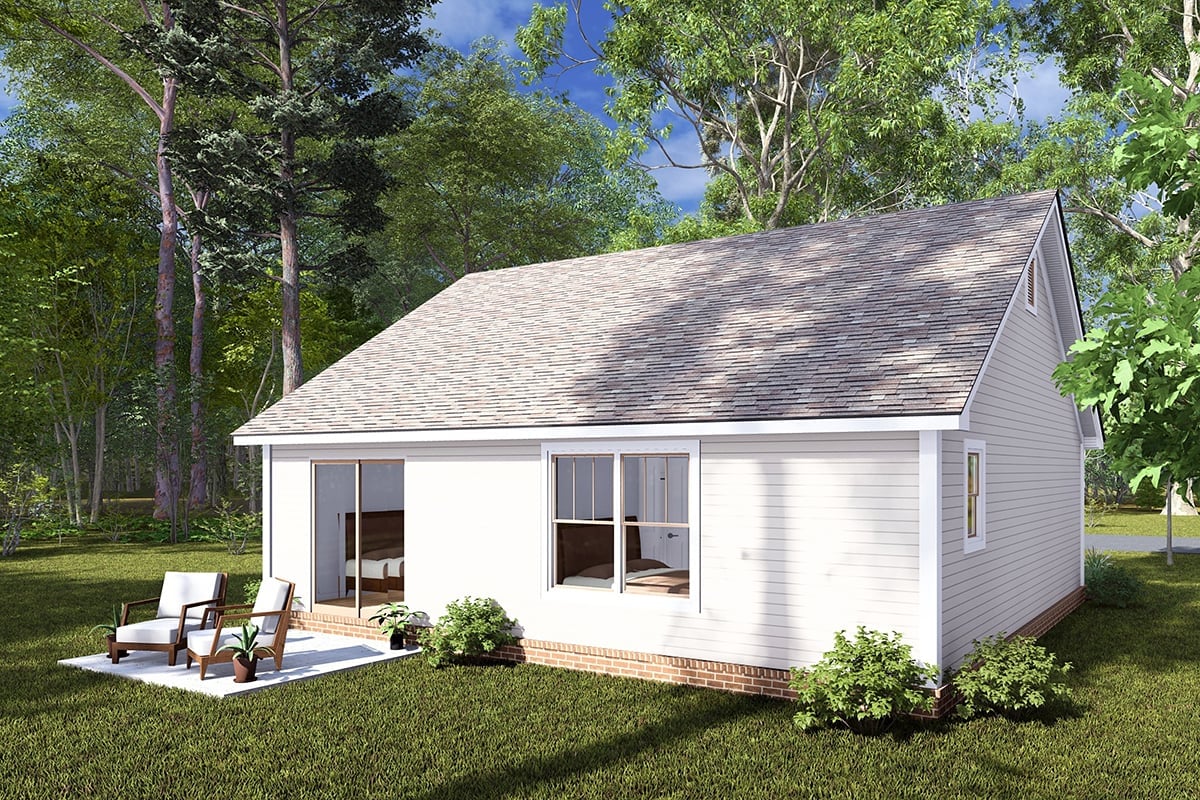 House Plan 82867 Rear Elevation