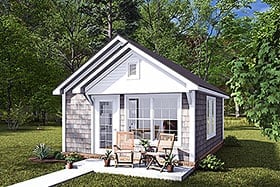 Plan 82871 - 384 Square Feet