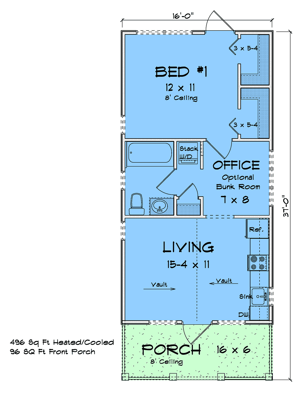 House Plan 82874 Level One