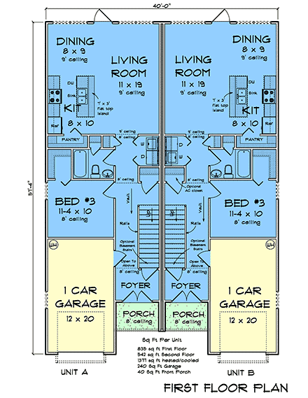 First Level Plan