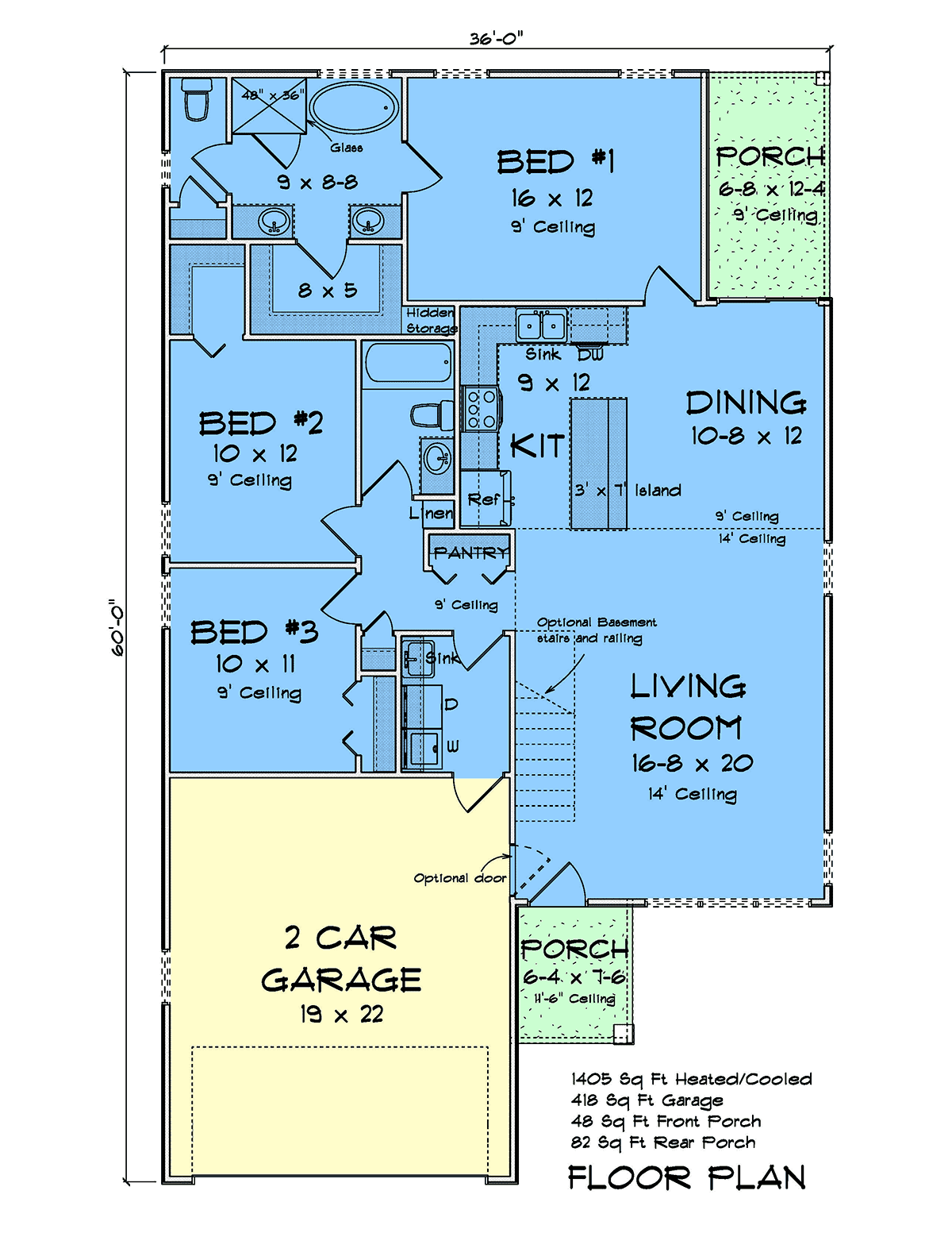 House Plan 82890 Level One