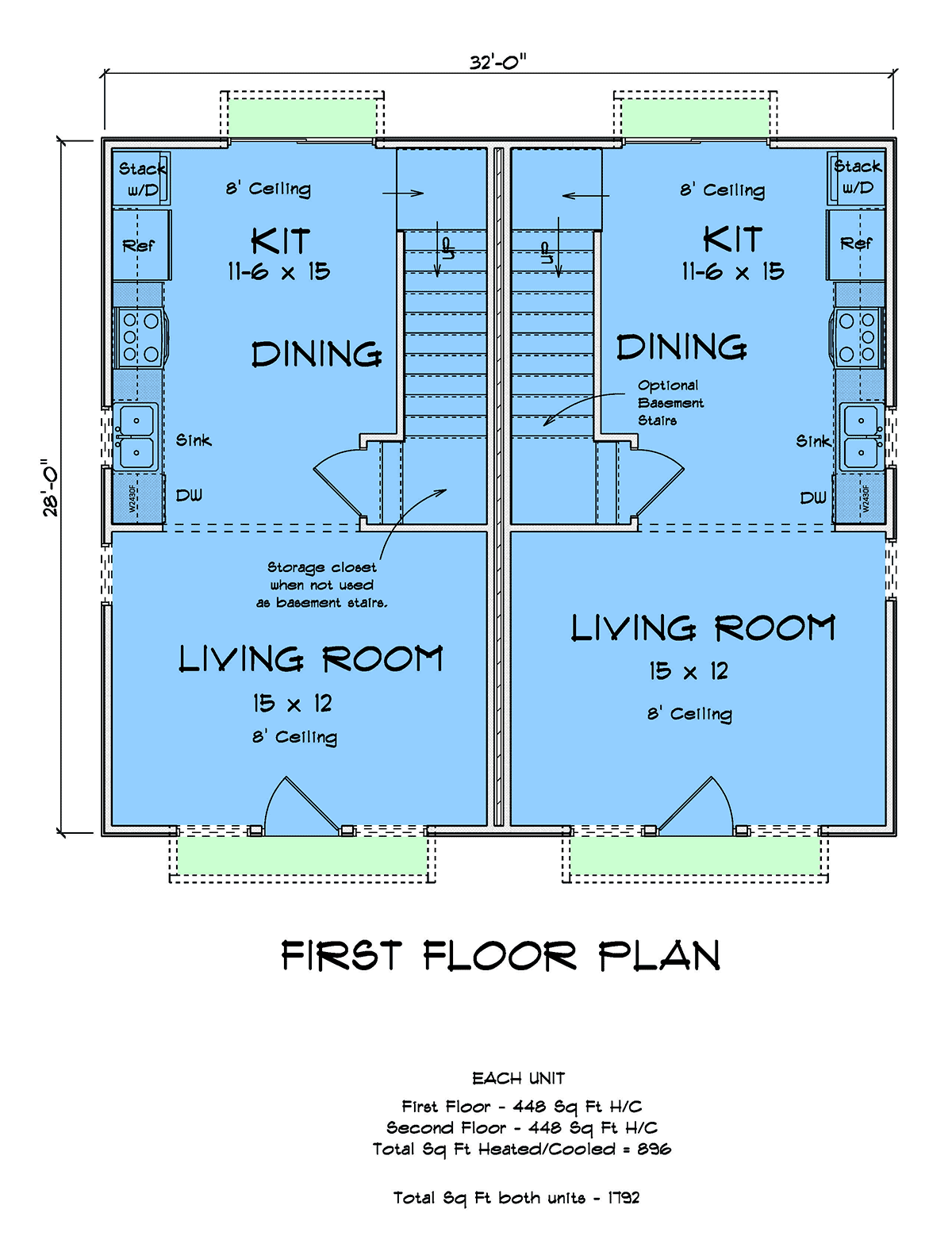 Multi-Family Plan 82891 Level One
