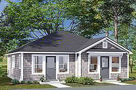 Plan 82892 - 992 Square Feet