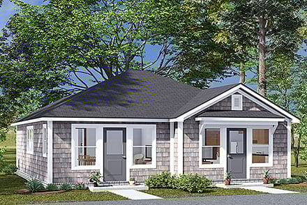 Plan 82892 - 992 Square Feet