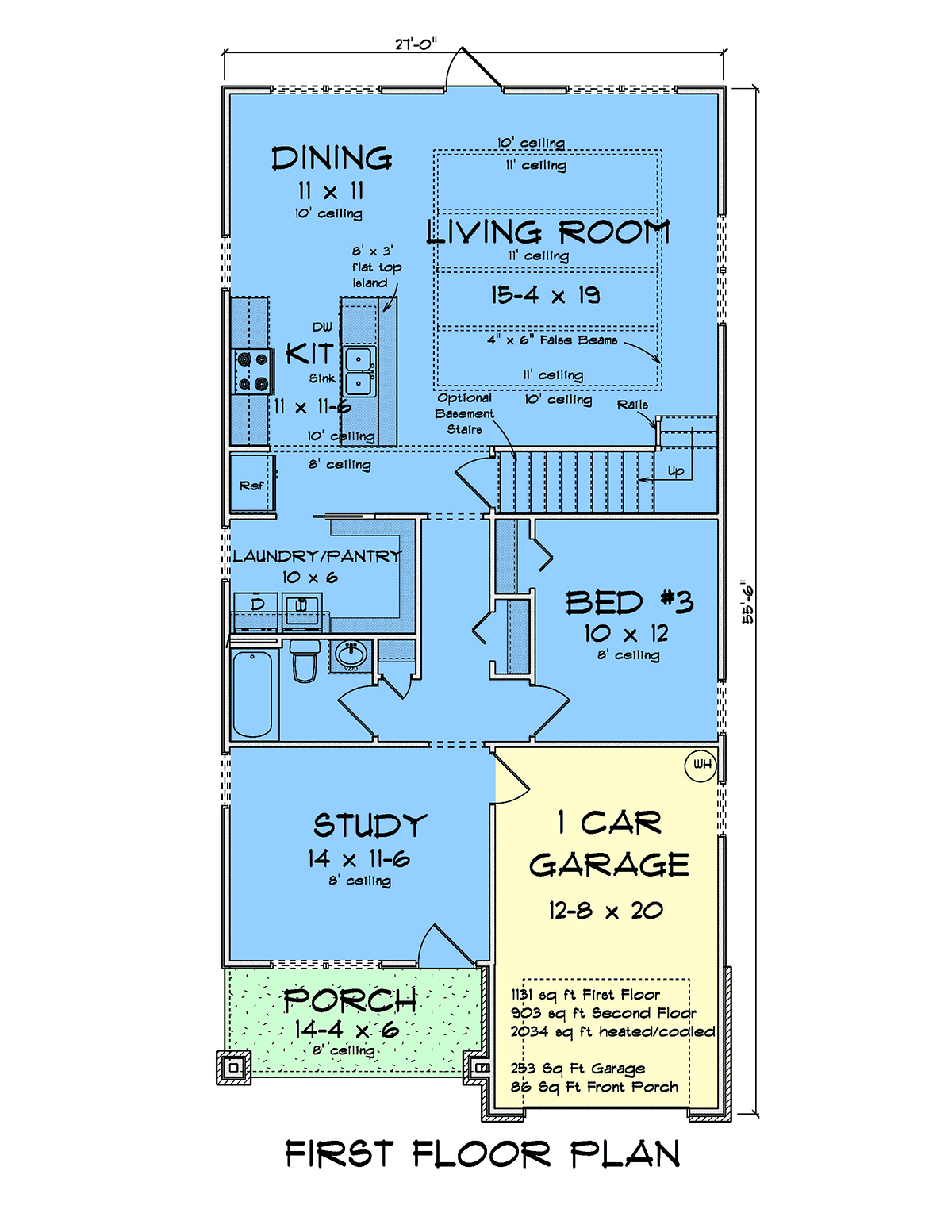 House Plan 82893 Level One