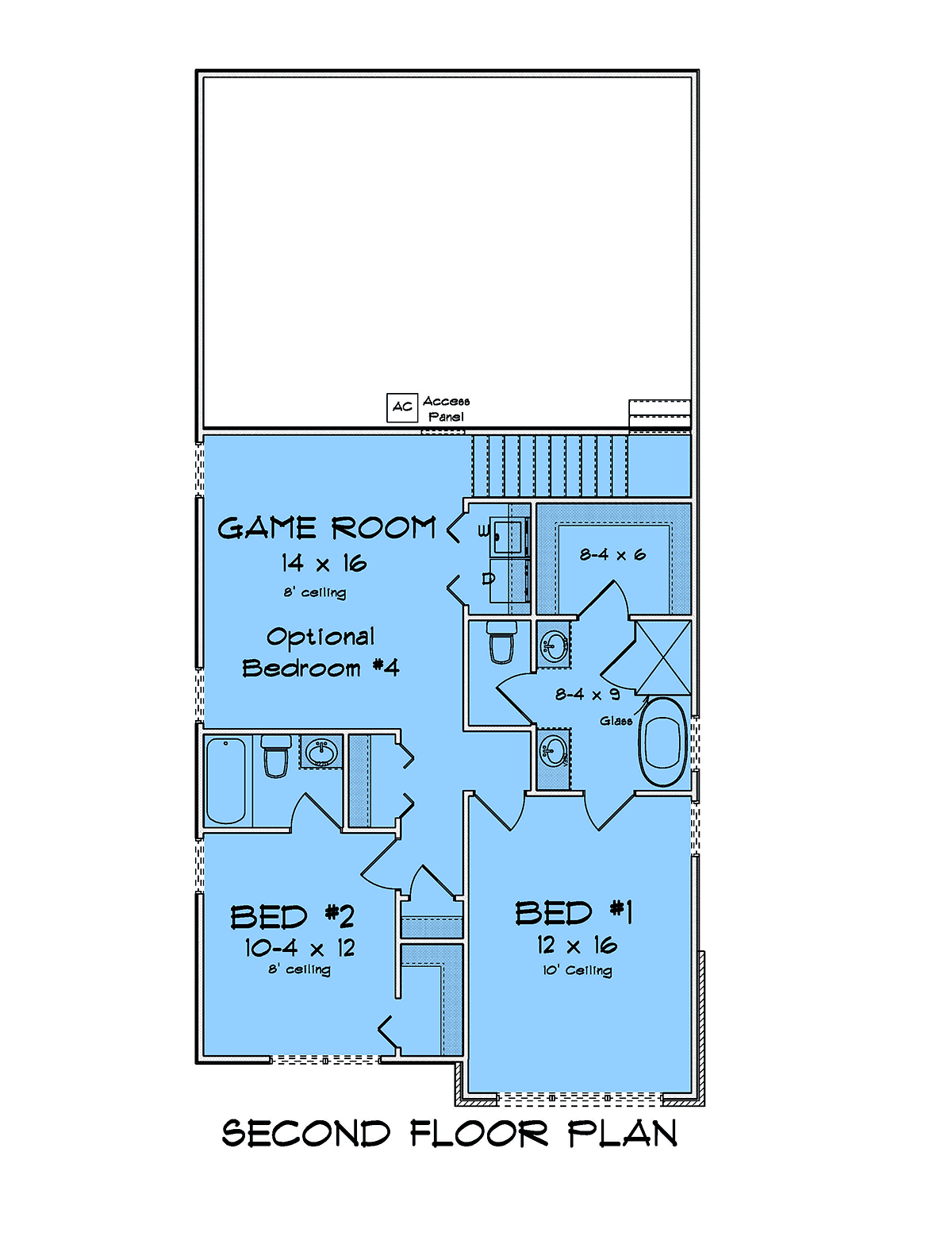House Plan 82893 Level Two