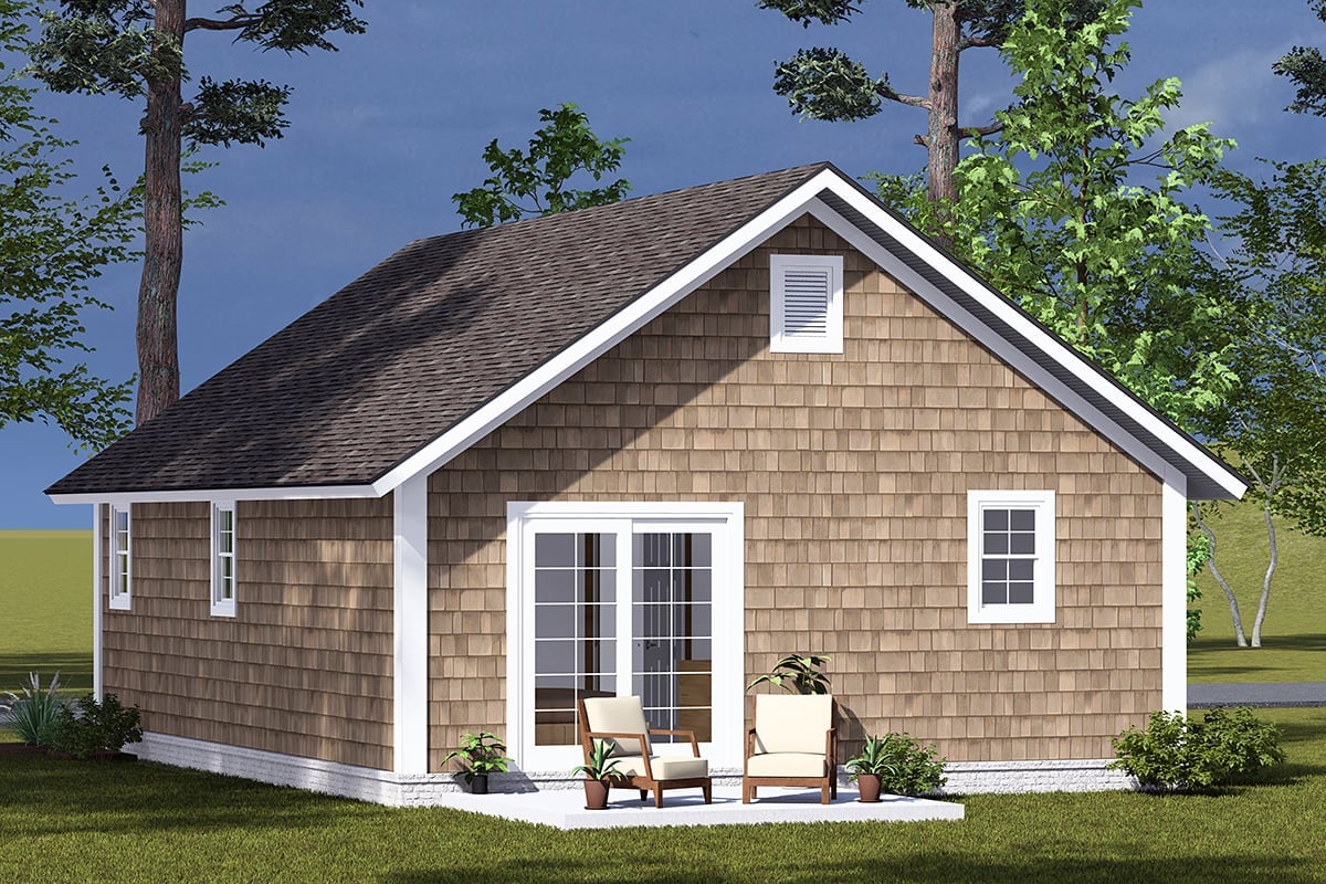House Plan 82895 Rear Elevation