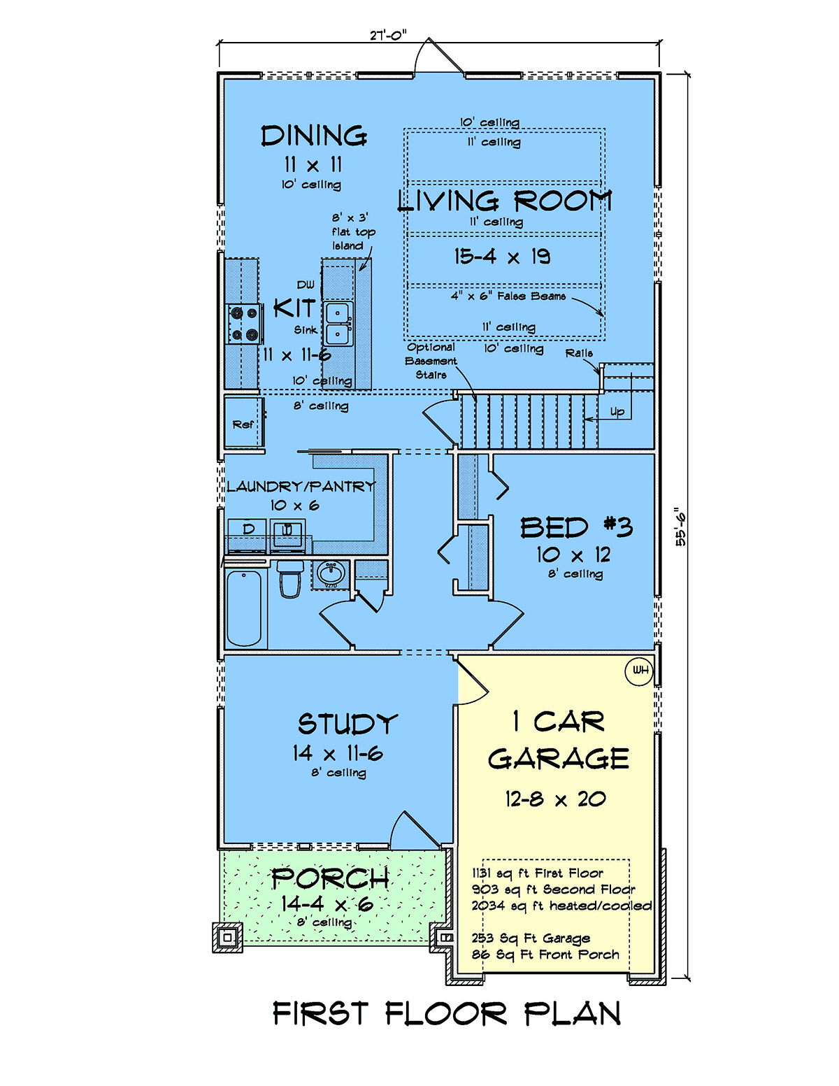 House Plan 82896 Level One