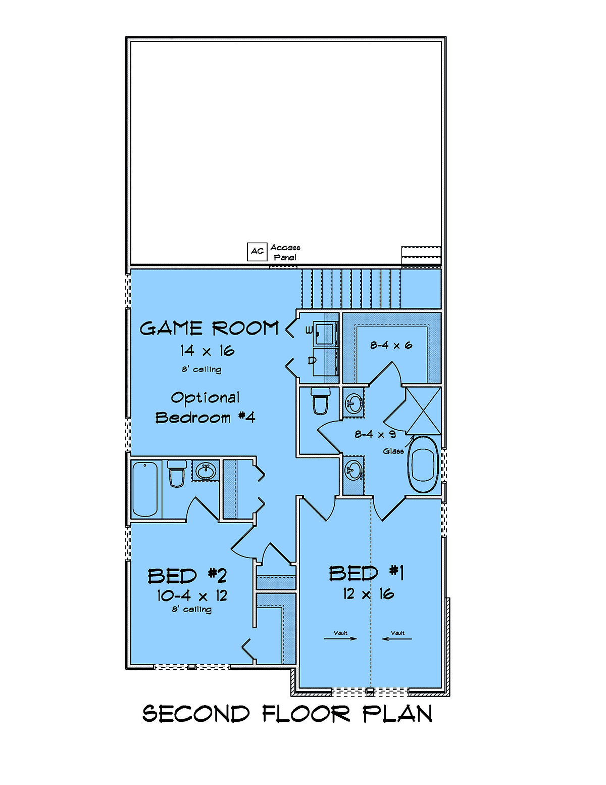 House Plan 82896 Level Two