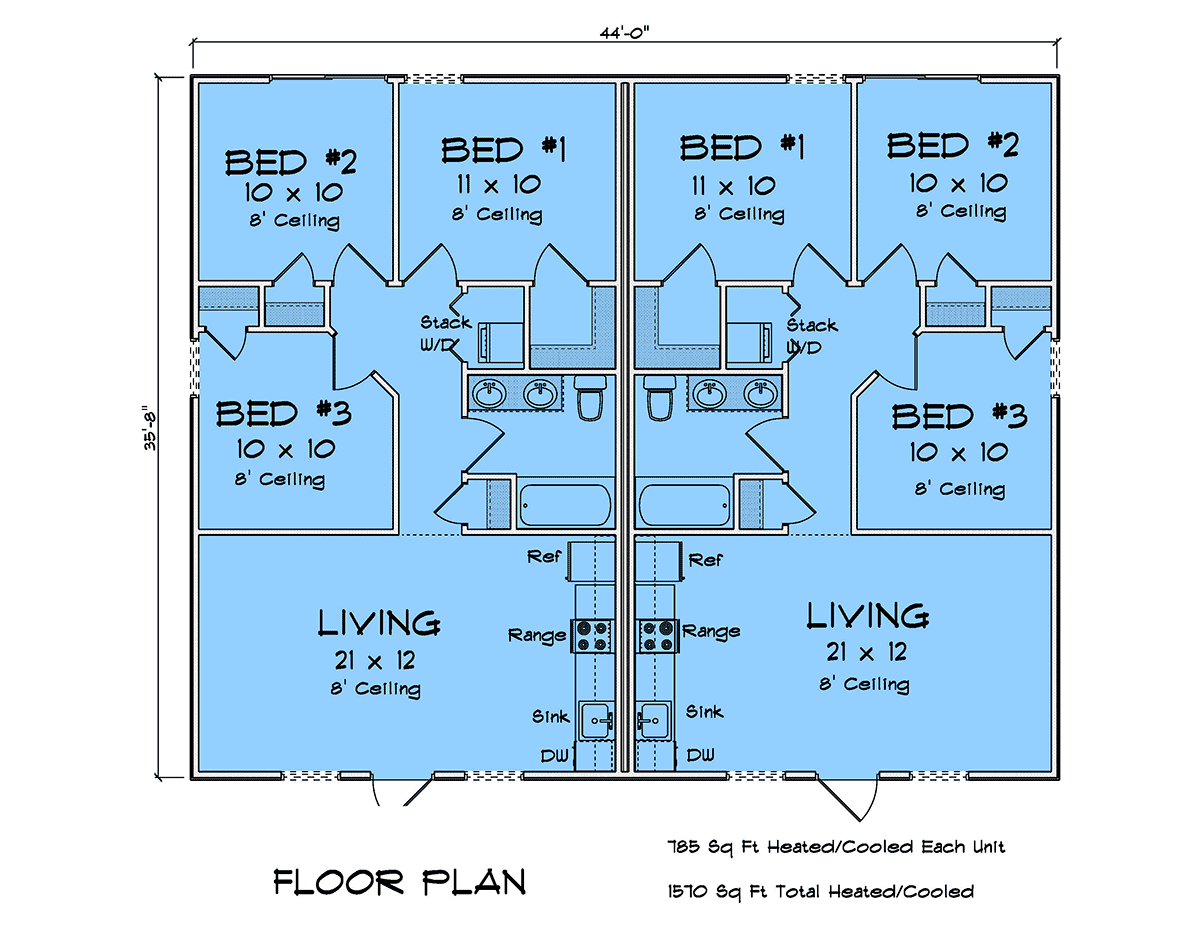 Multi-Family Plan 82897 Level One