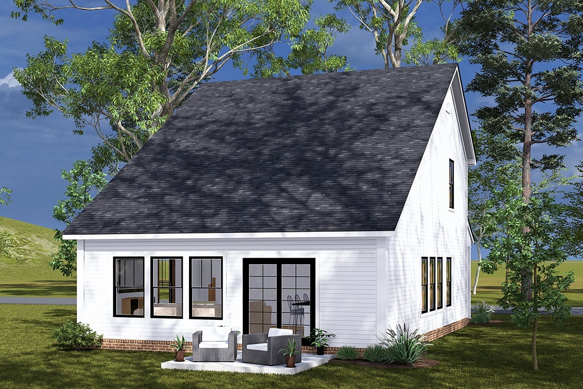 House Plan 82898 Rear Elevation