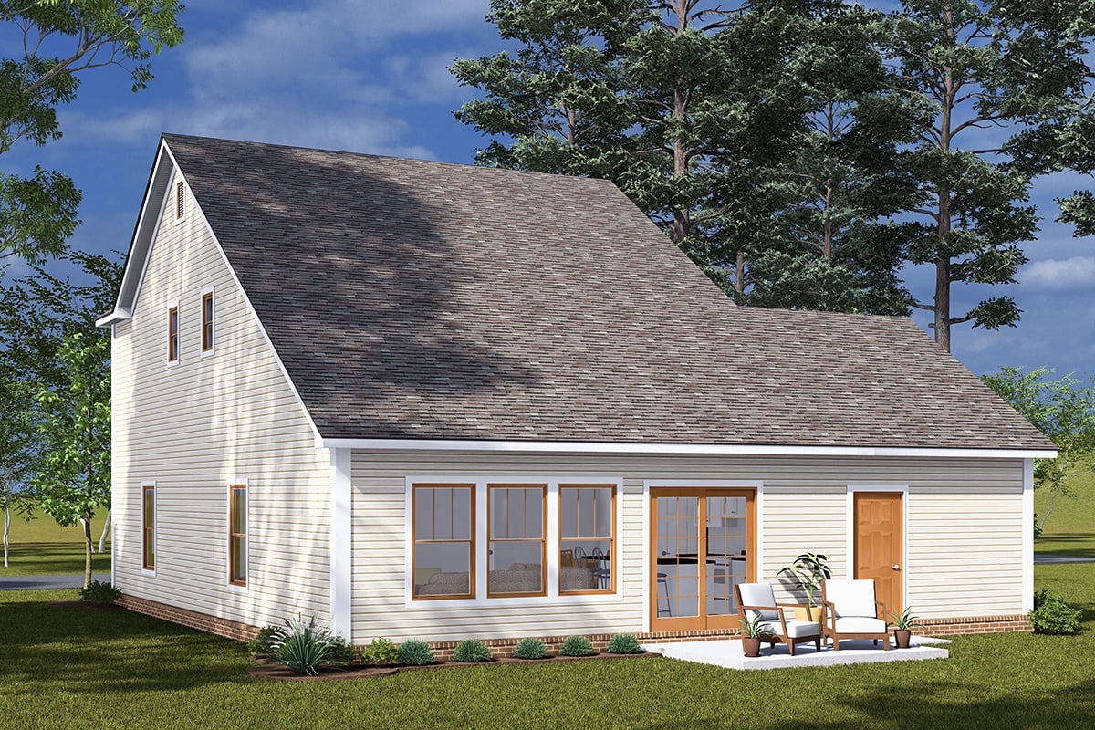 House Plan 82899 Rear Elevation