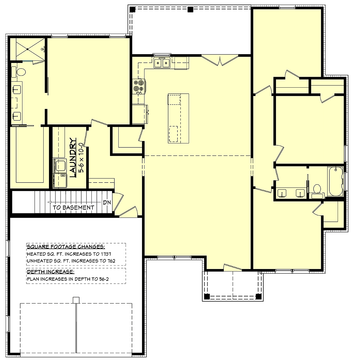House Plan 82908 Alternate Level One