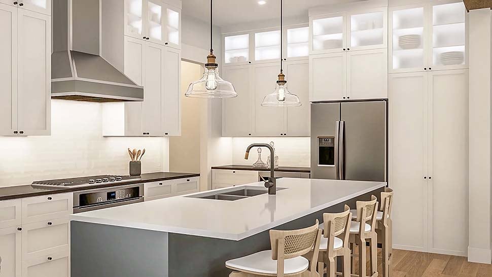 Farmhouse, Traditional Plan with 2253 Sq. Ft., 3 Bedrooms, 3 Bathrooms, 2 Car Garage Picture 14