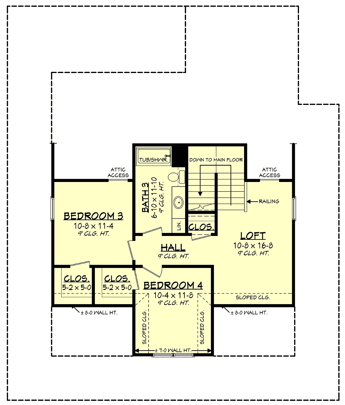 House Plan 82912 Level Two