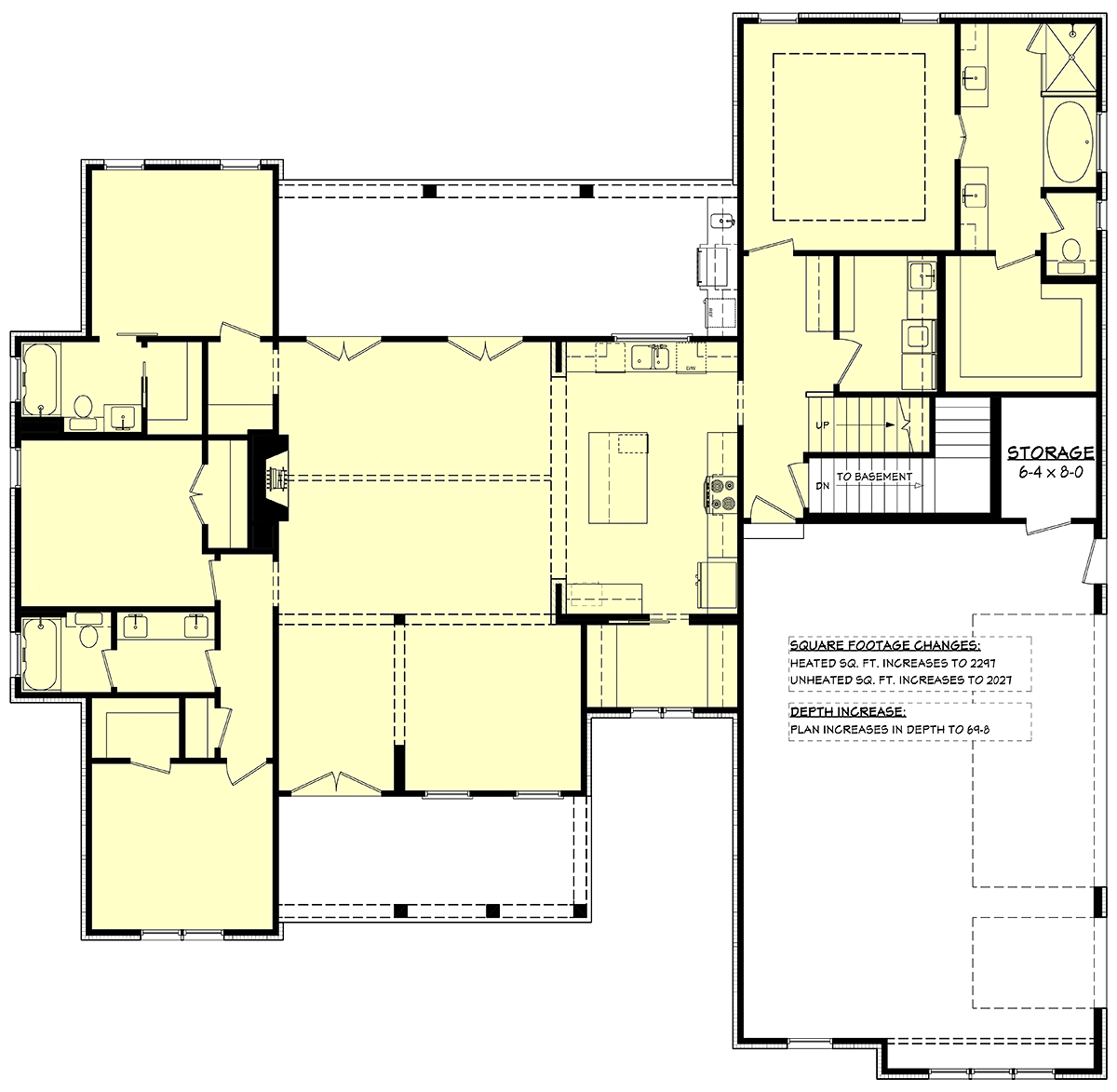 House Plan 82924 Alternate Level One