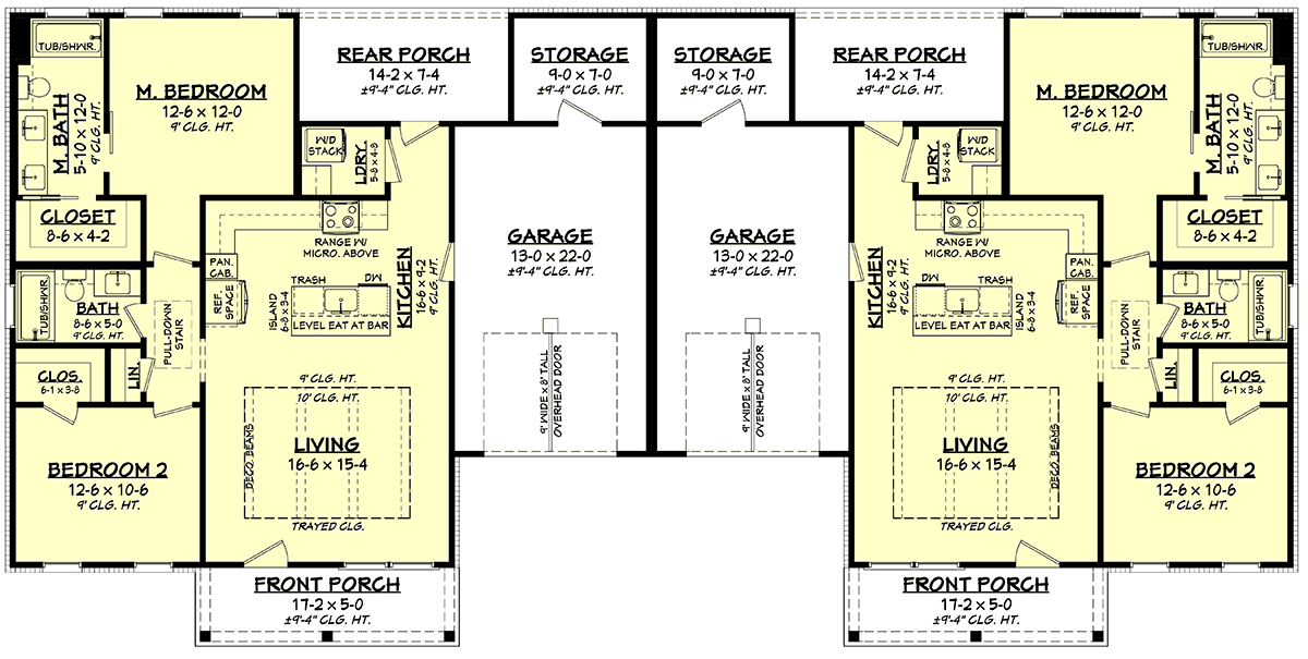 Multi-Family Plan 82931 Level One