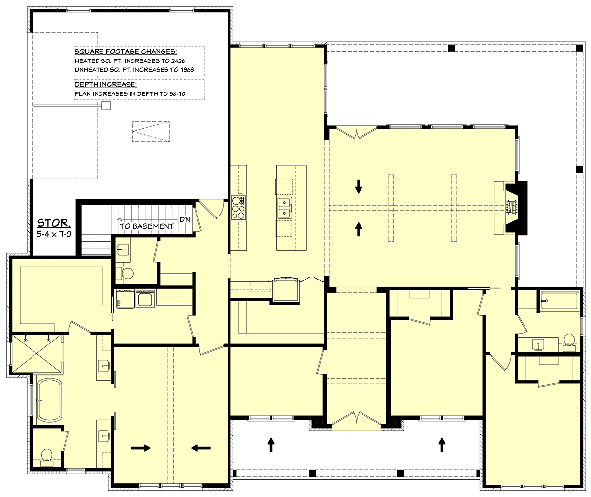 House Plan 82937 Alternate Level One