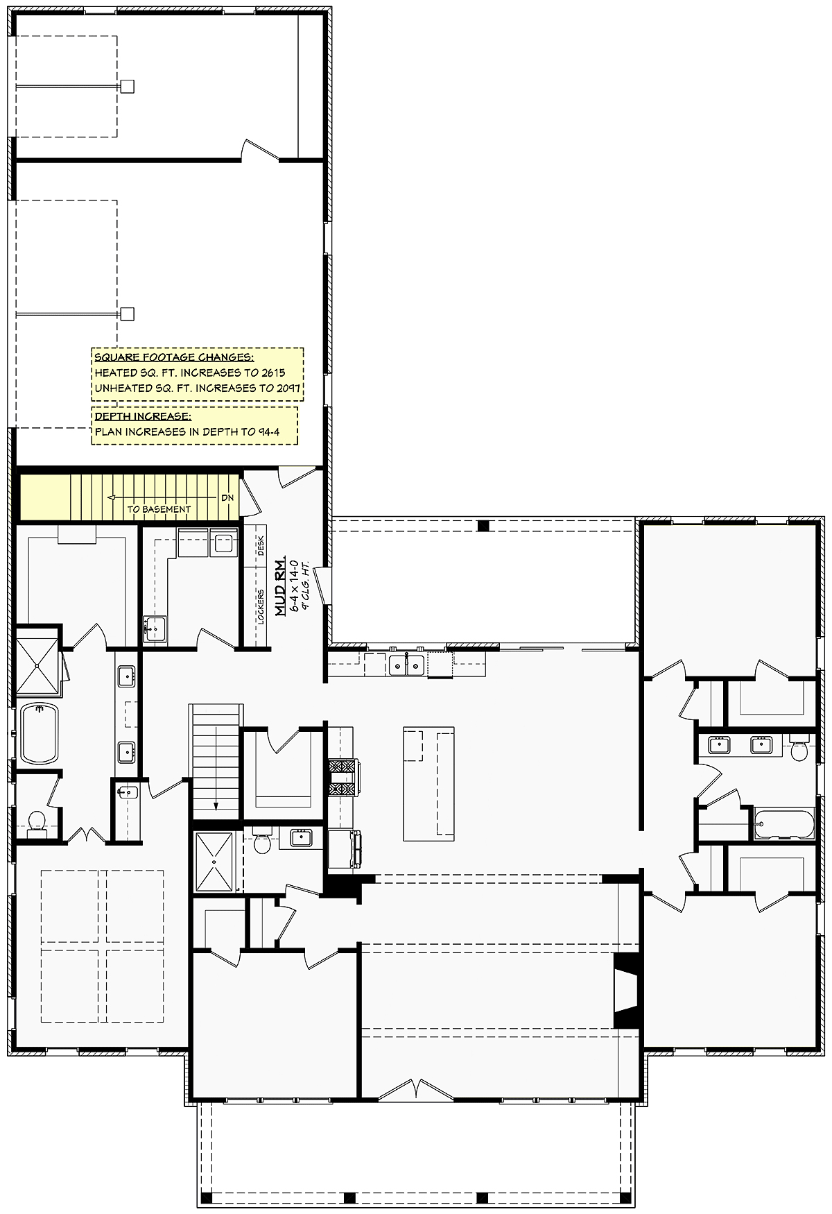 House Plan 82939 Alternate Level One