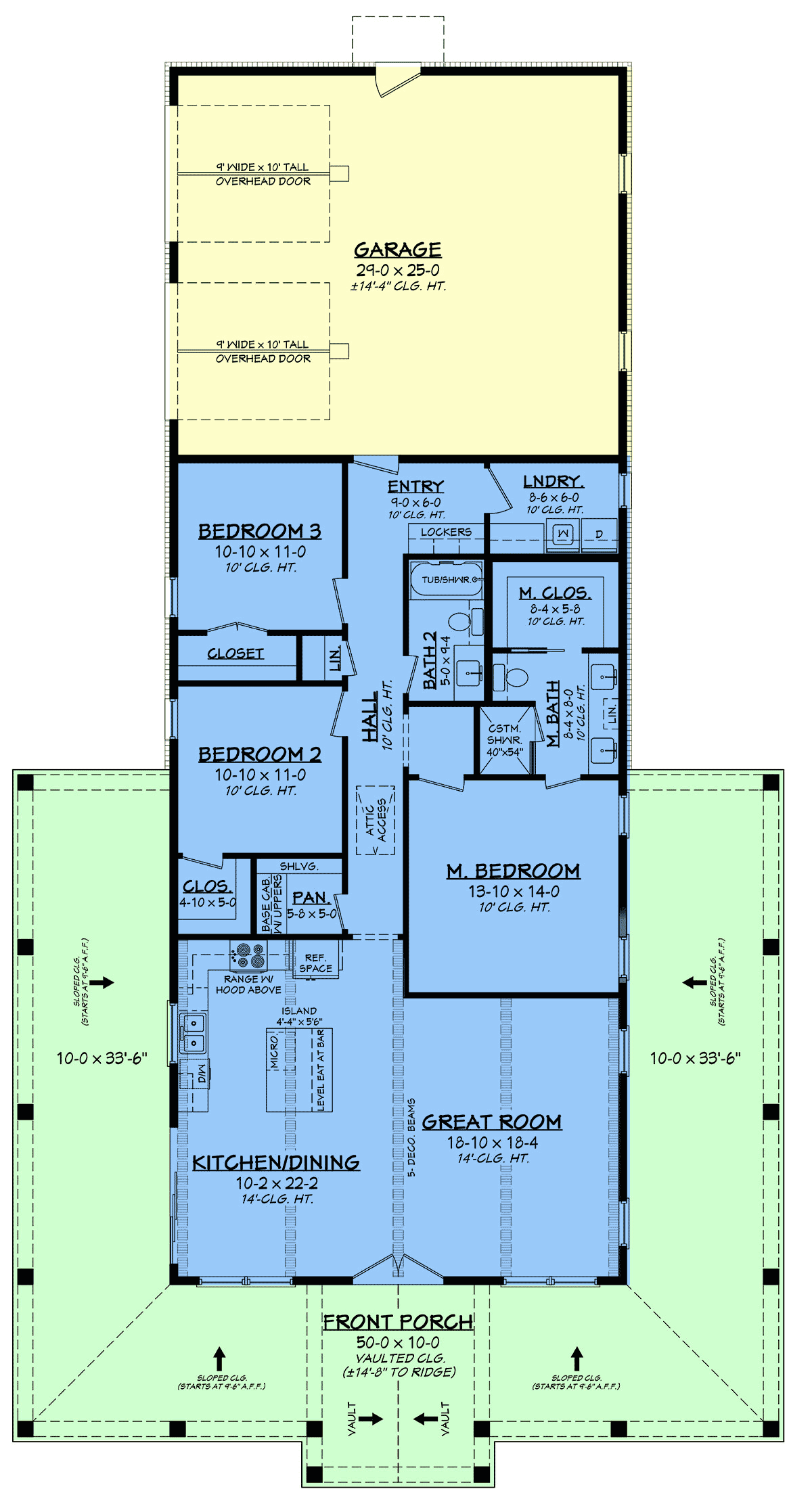 House Plan 82943 Level One