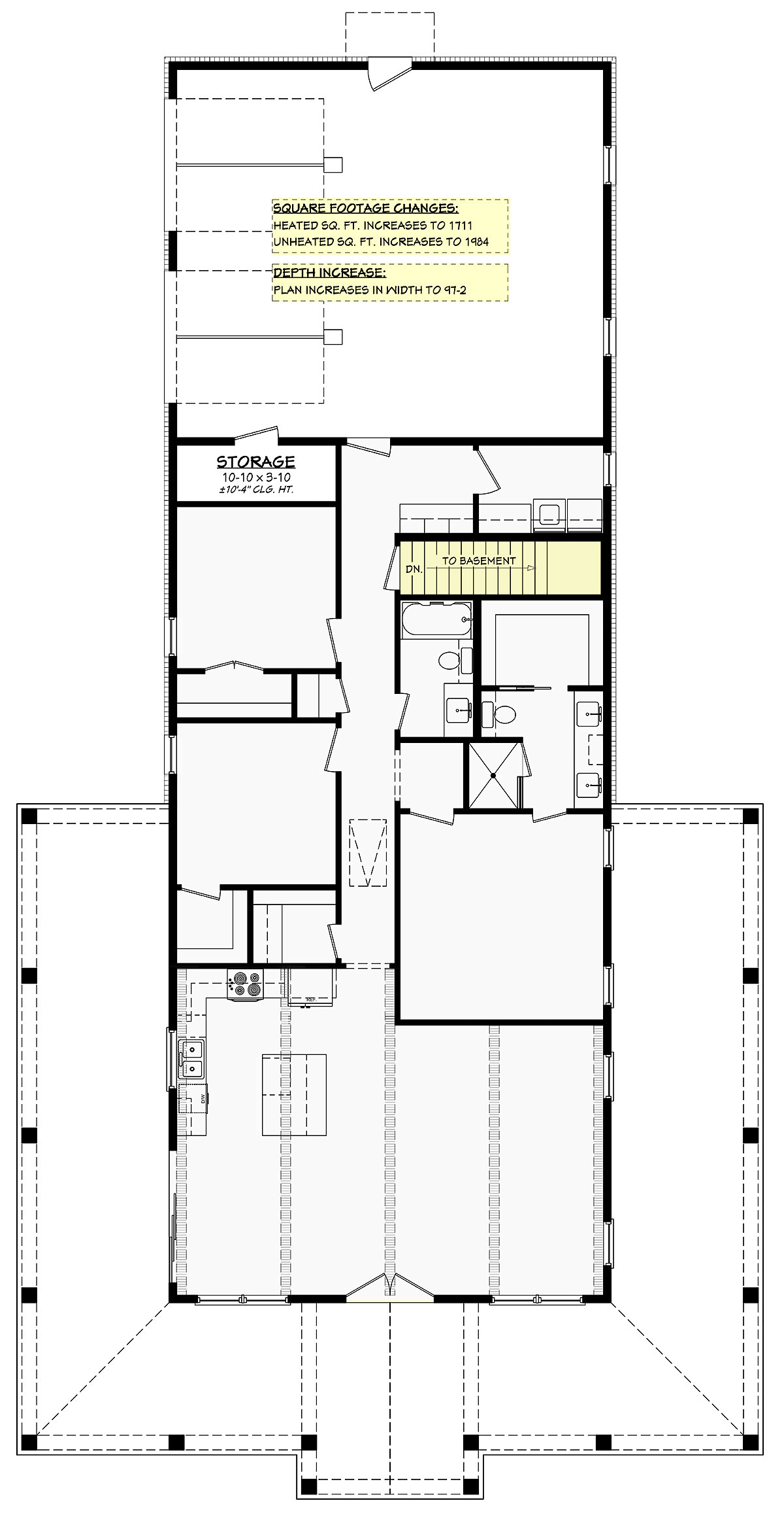 House Plan 82943 Alternate Level One