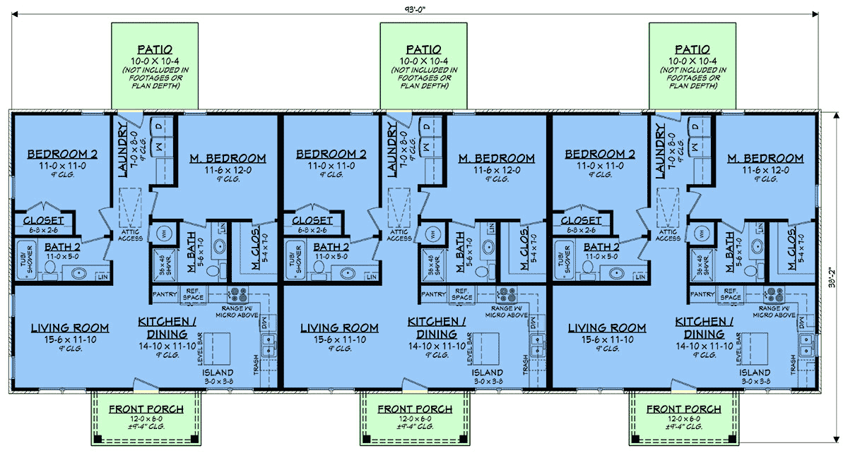 Multi-Family Plan 82944 Level One