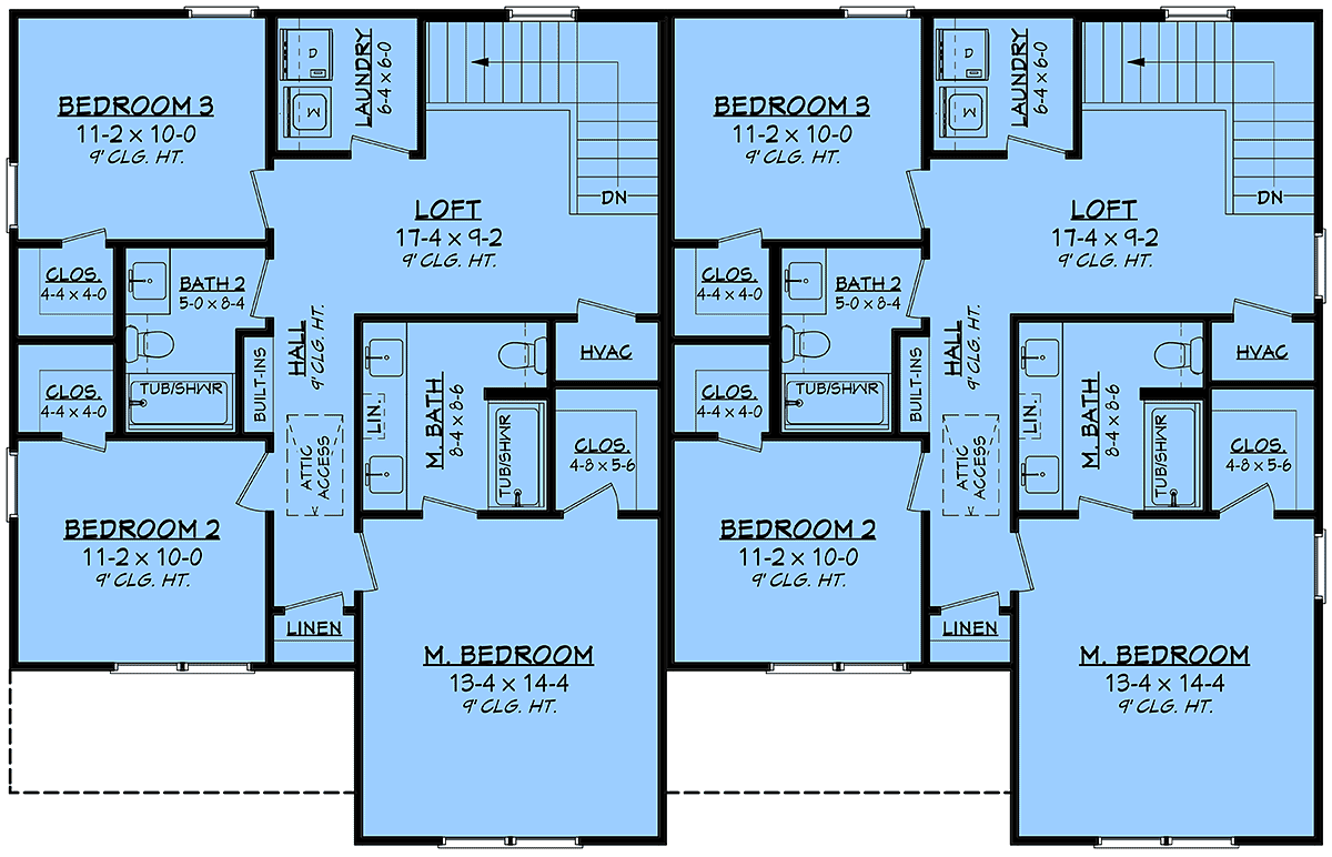 Multi-Family Plan 82948 Level Two