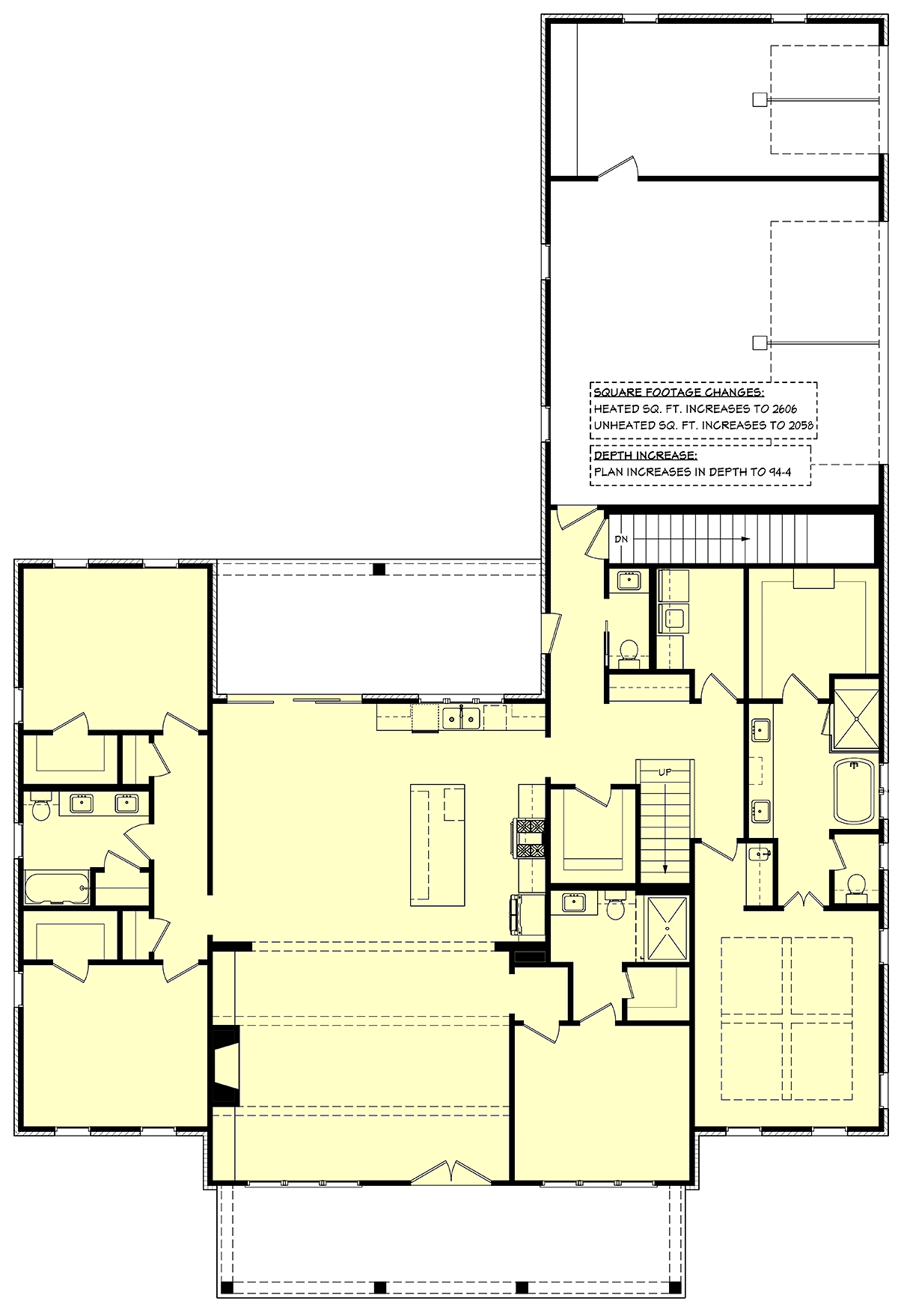 House Plan 82952 Alternate Level One
