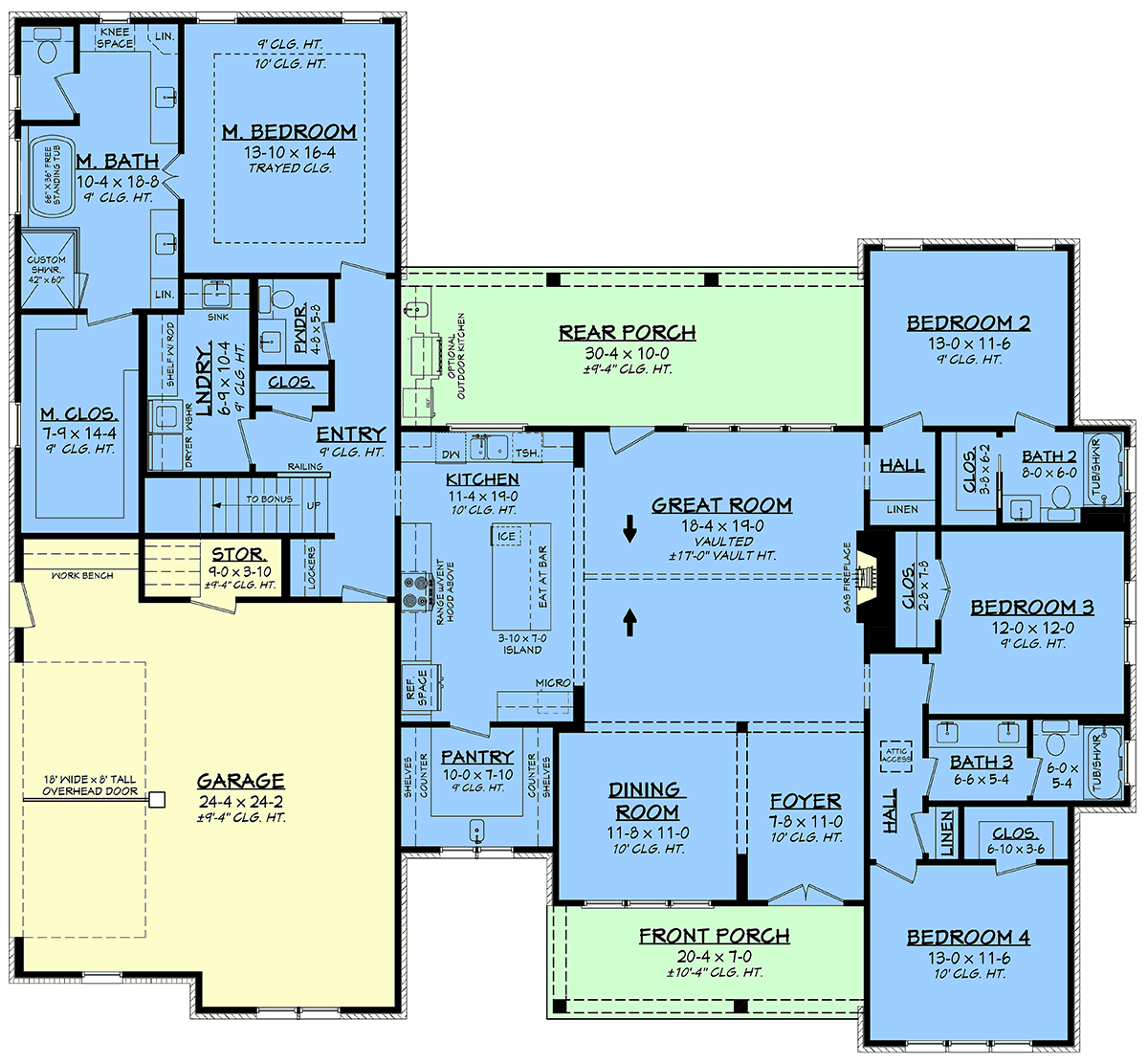 House Plan 82953 Level One