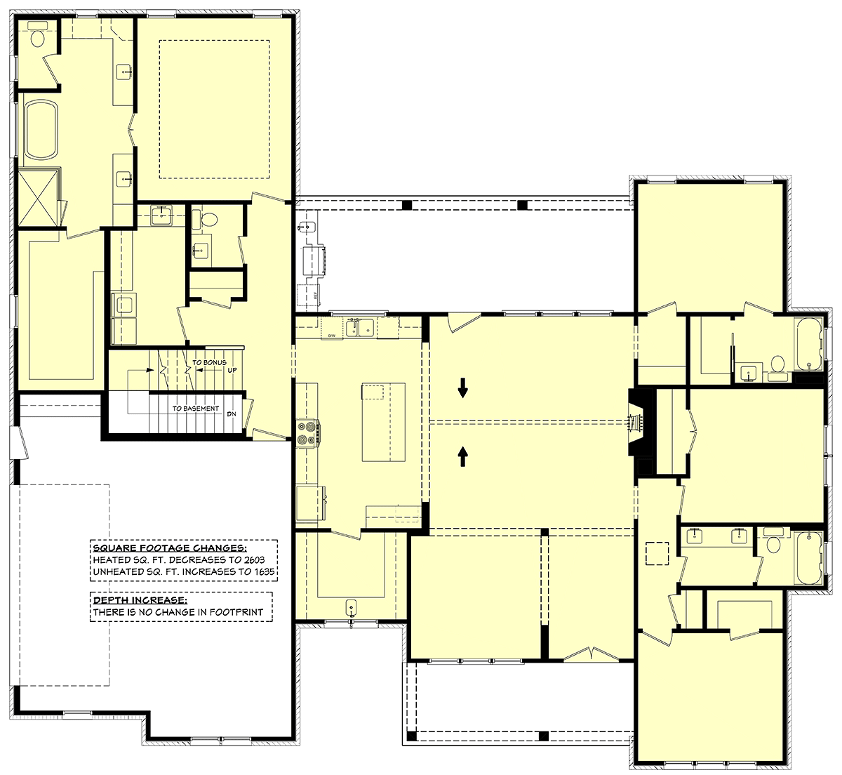 House Plan 82953 Alternate Level One