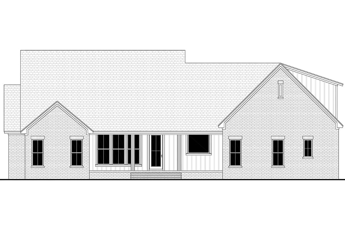 House Plan 82953 Rear Elevation
