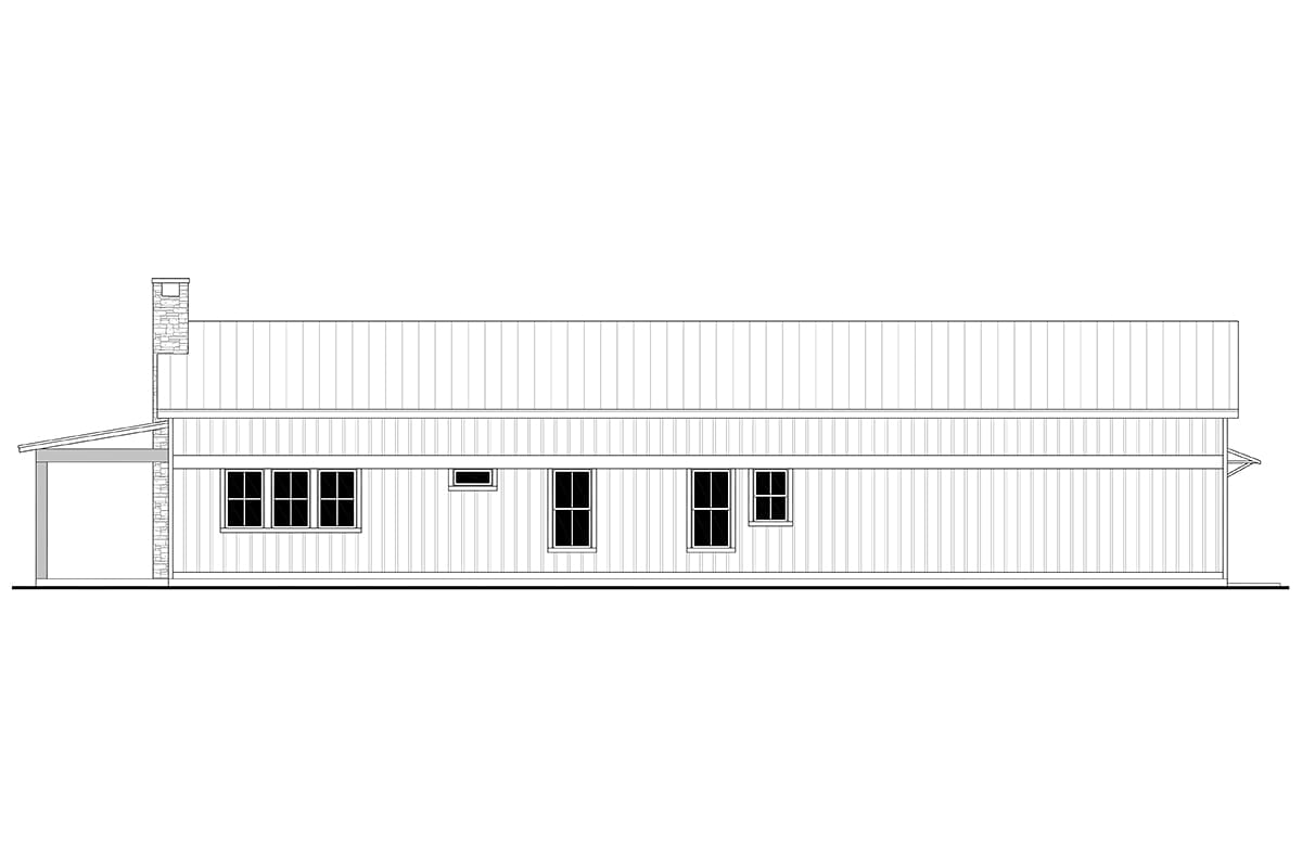 House Plan 82954 Rear Elevation