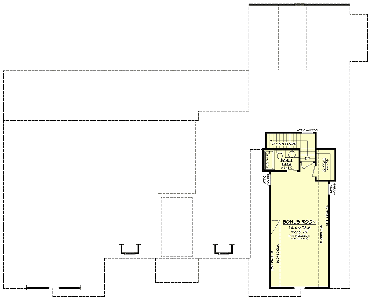 House Plan 82956 Level Two