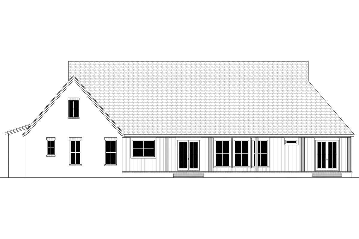 House Plan 82956 Rear Elevation