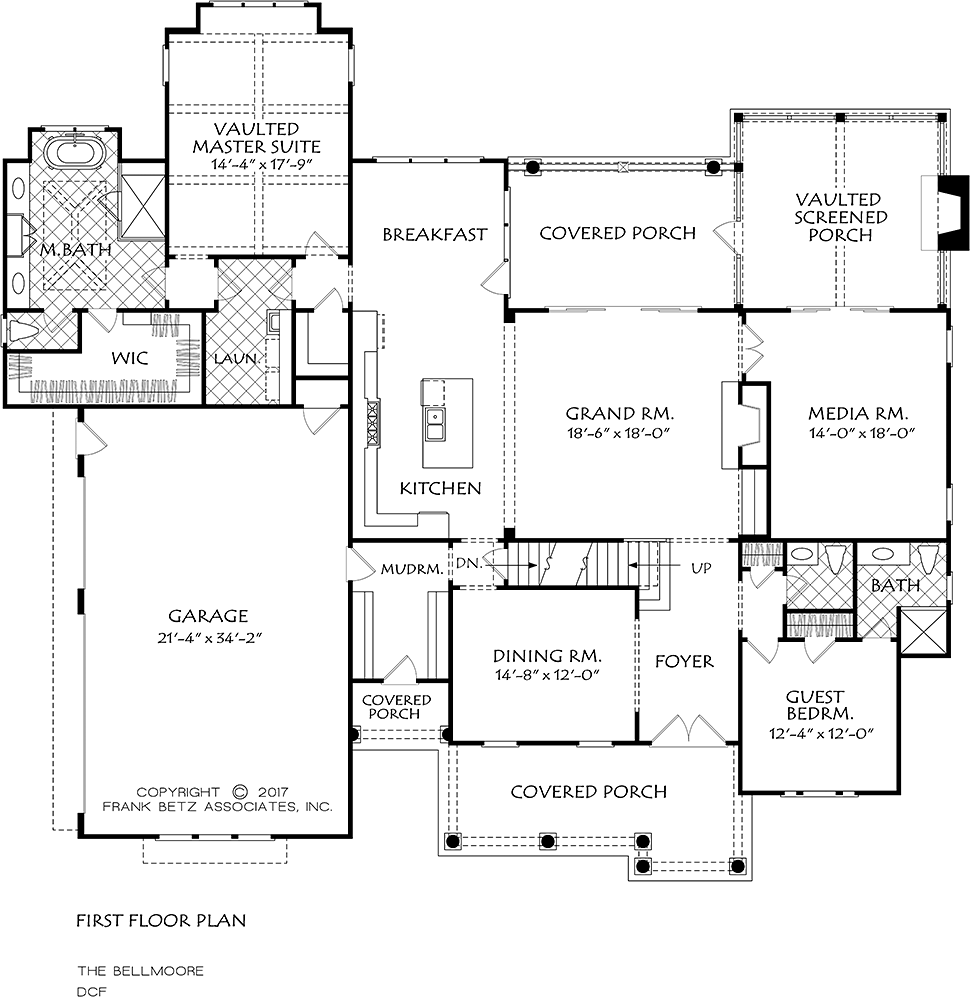 House Plan 83005 Level One