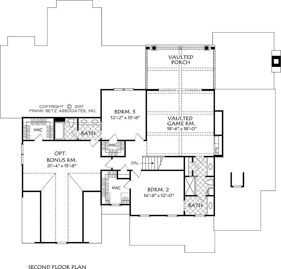 House Plan 83005 Level Two