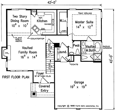 First Level Plan