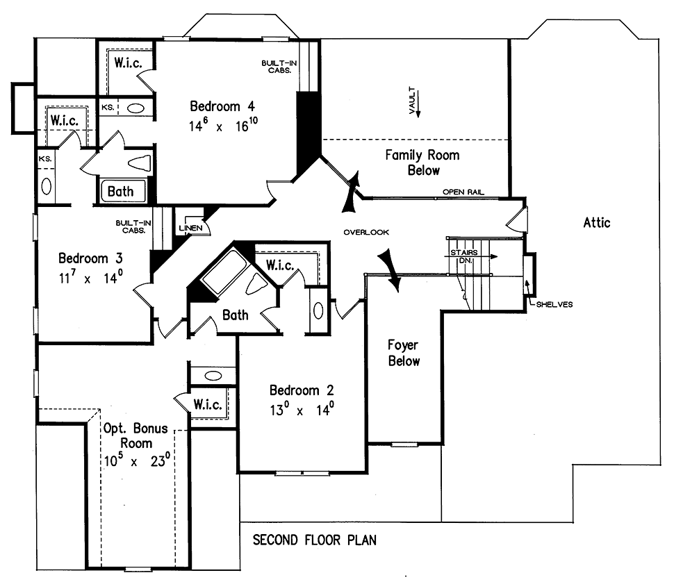 House Plan 83036 Level Two