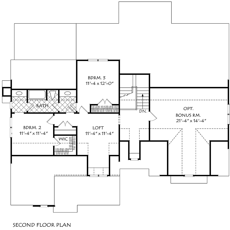 Plan 83063 | Ranch Style with 4 Bed, 3 Bath, 2 Car Garage